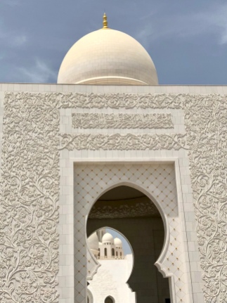 Entrance to the Sheikh Zayed Grand Mosque
